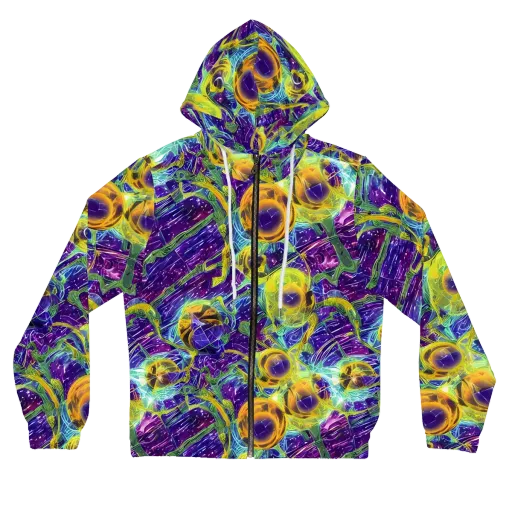 Electric Nectar on a Women's Full-Zip Hoodie