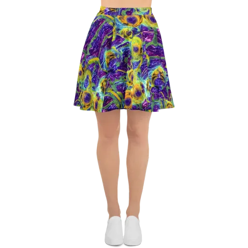 Electric Nectar on a Skater Skirt