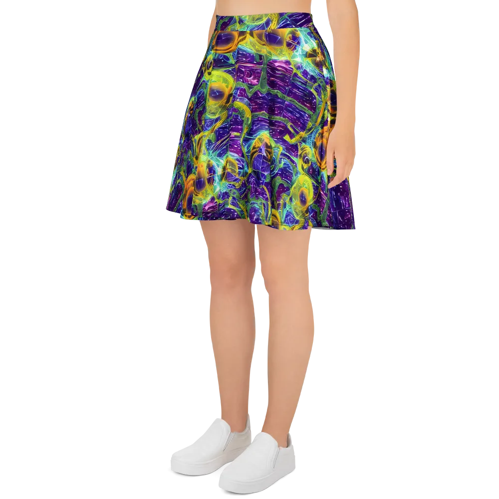 Electric Nectar on Skater Skirt — Left