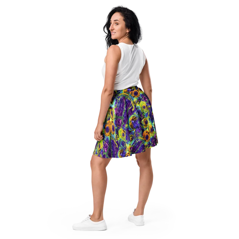 Electric Nectar on Skater Skirt — Back