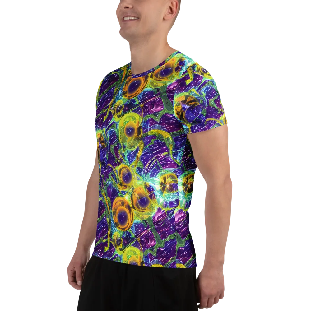 Electric Nectar on Men's Athletic T-Shirt — Left