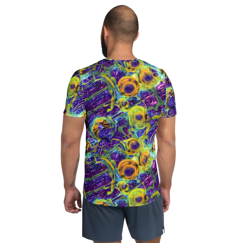 Electric Nectar on Men's Athletic T-Shirt — Back