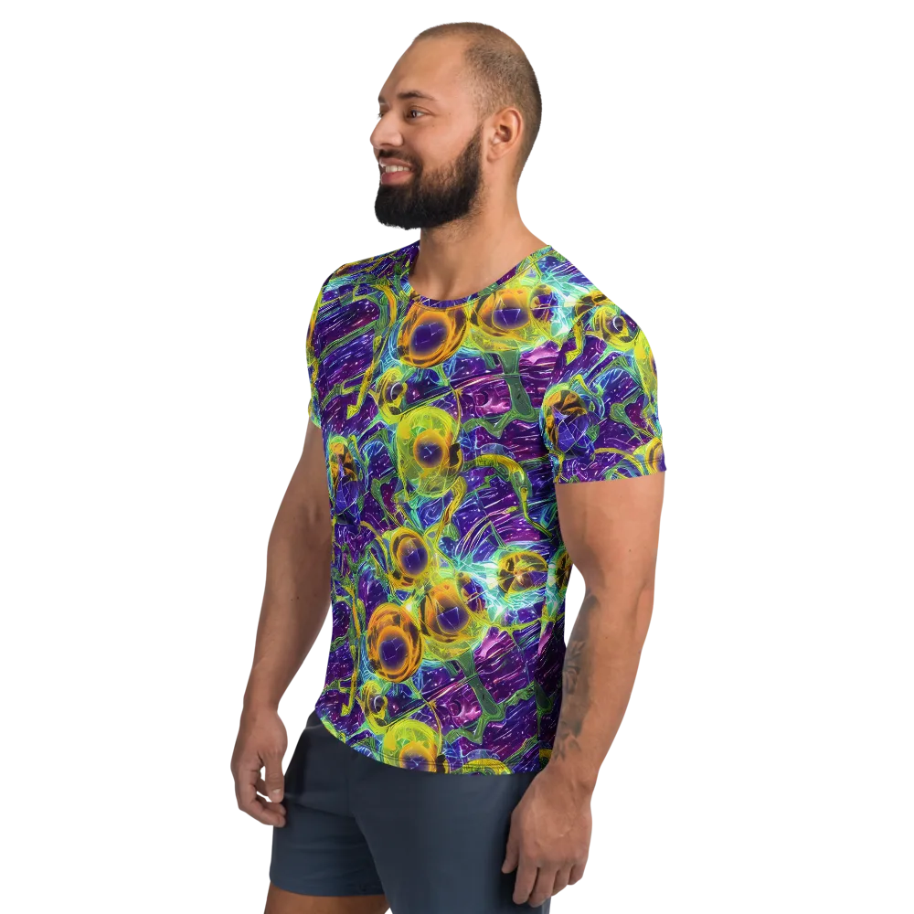 Electric Nectar on Men's Athletic T-Shirt — Left