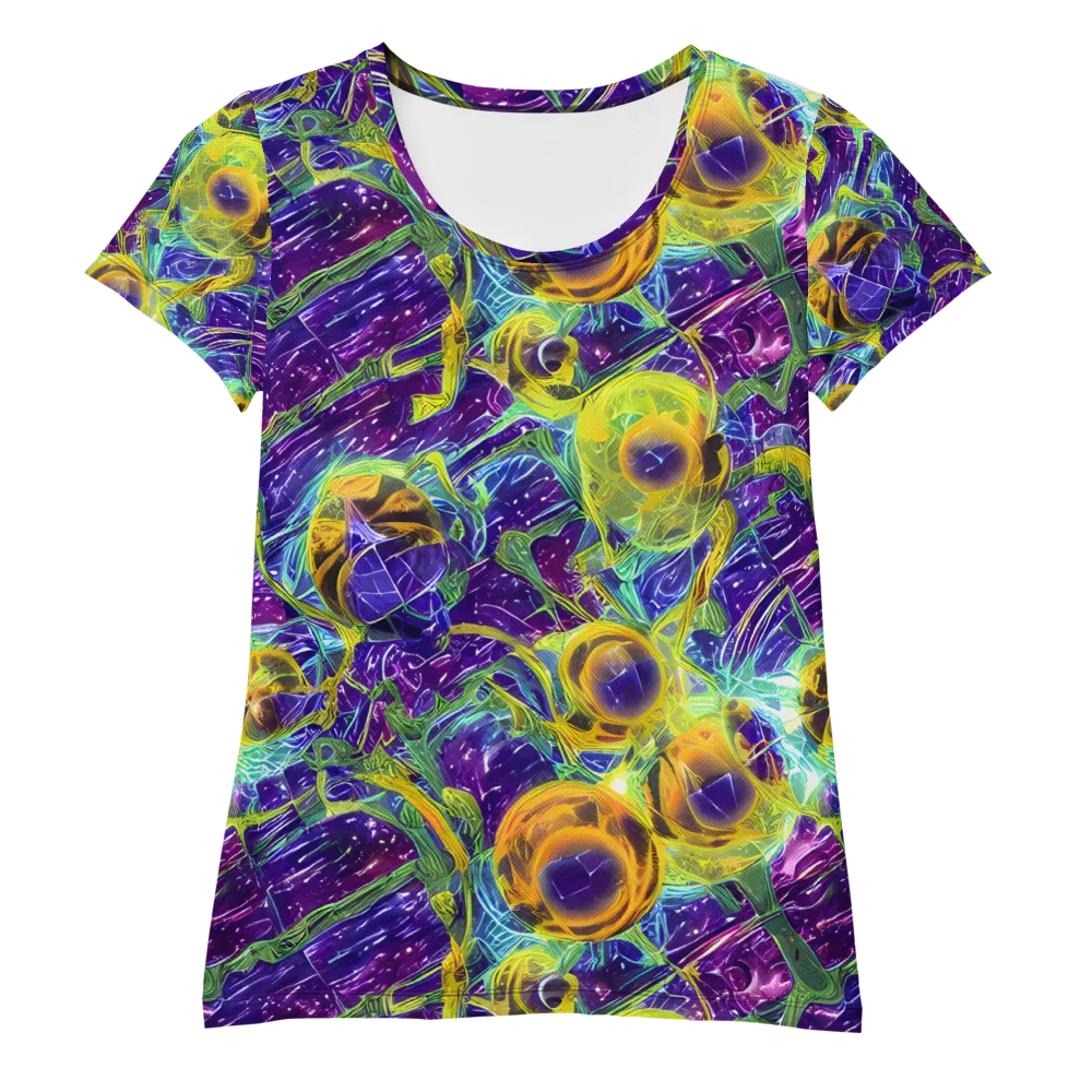 Electric Nectar on Women's Athletic T-Shirt — Front