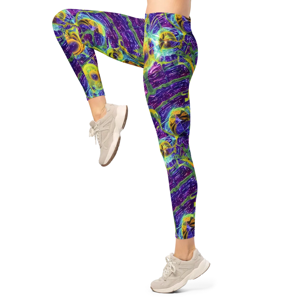 Electric Nectar on Leggings — Left