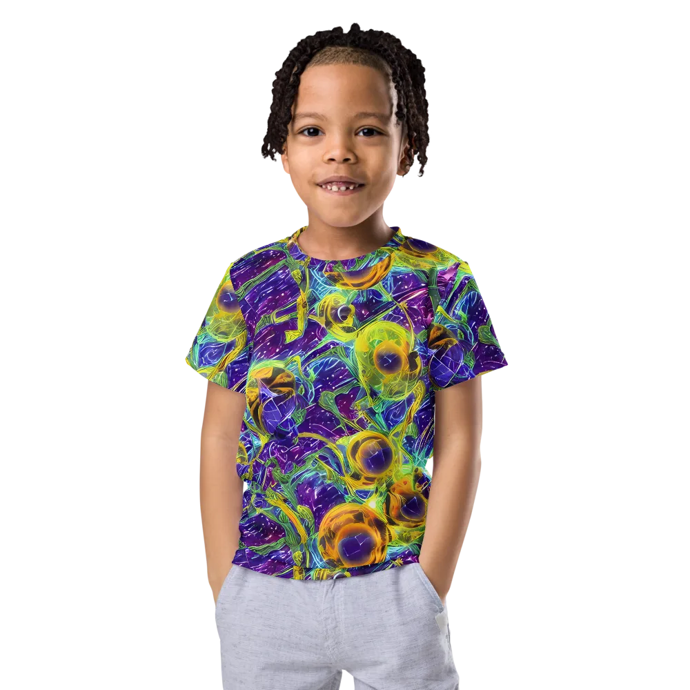 Electric Nectar on Kids Crew Neck T-Shirt — Front