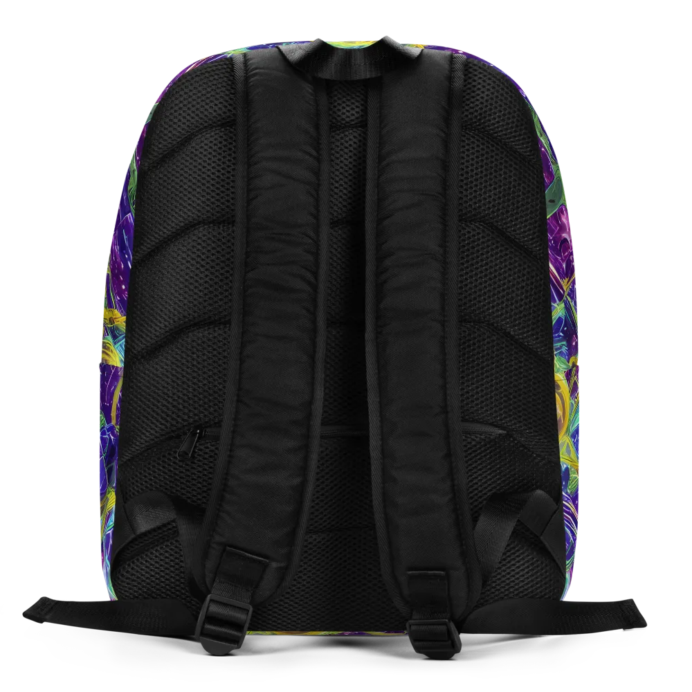 Electric Nectar on Minimalist Backpack — Back