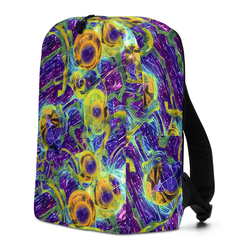 Electric Nectar on Minimalist Backpack — Left