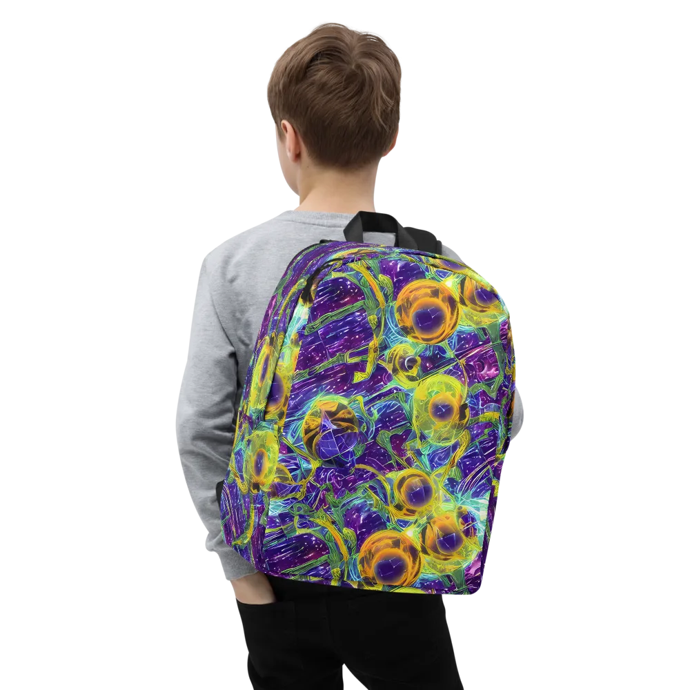 Electric Nectar on Minimalist Backpack — Zoomed-in