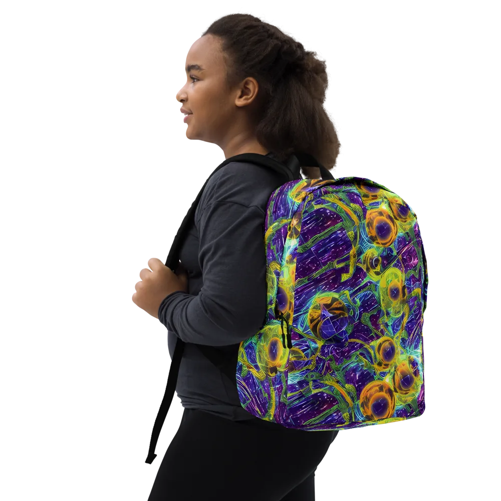Electric Nectar on Minimalist Backpack — Right Front
