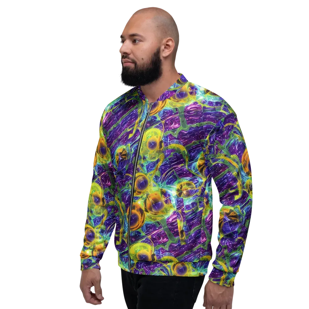 Electric Nectar on Bomber Jacket — Left