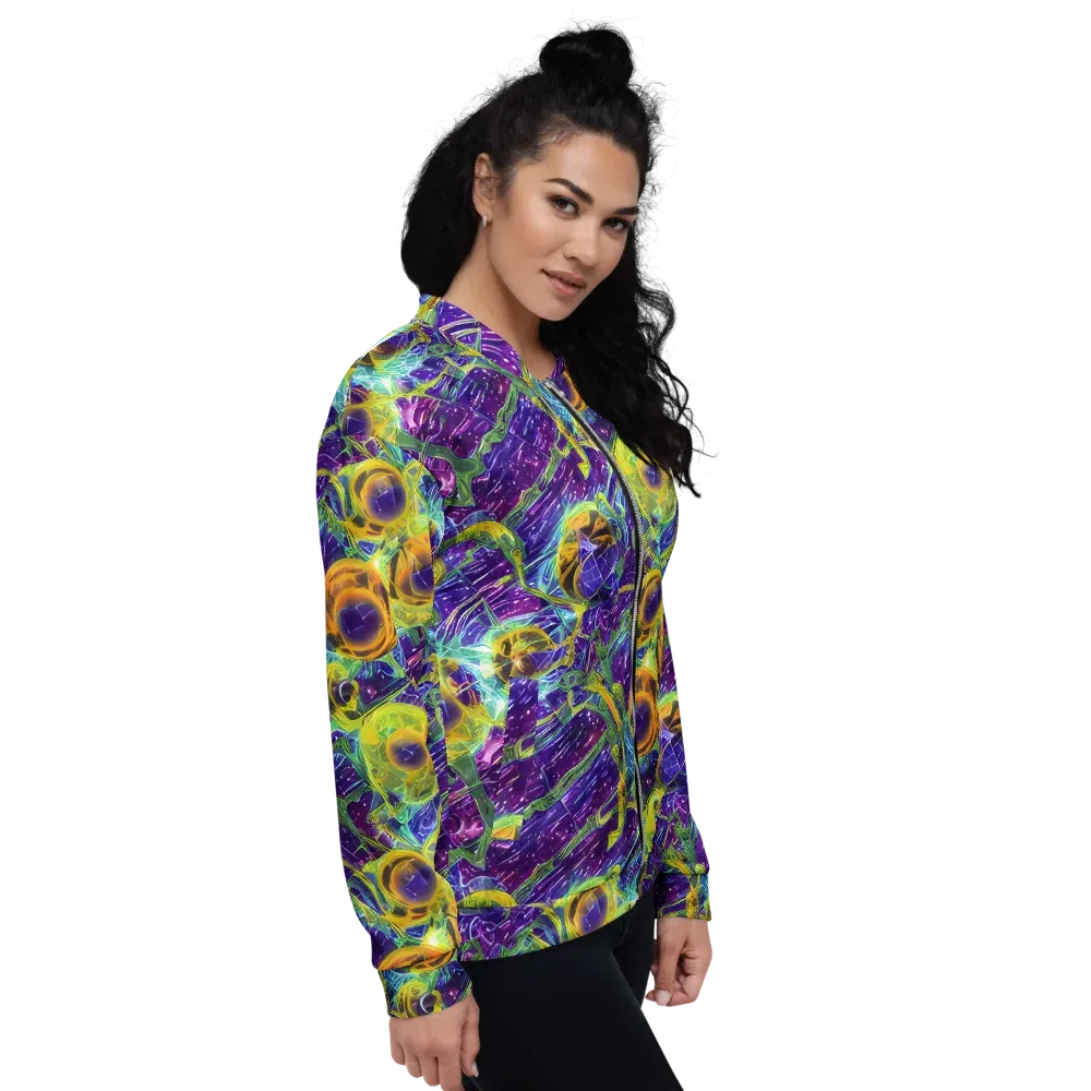 Electric Nectar on Bomber Jacket — Right