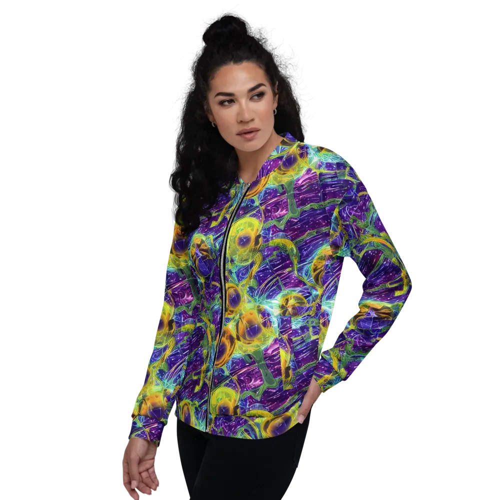 Electric Nectar on Bomber Jacket — Left