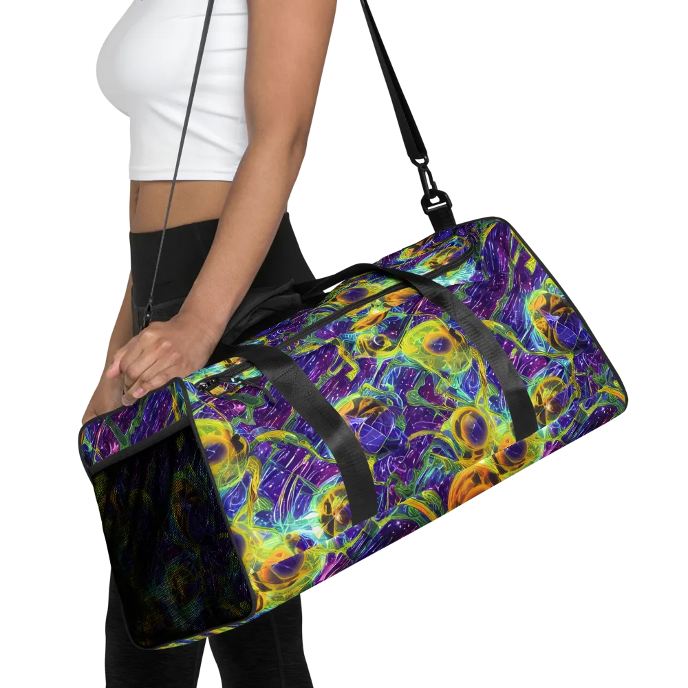 Electric Nectar on Duffle Bag — Front