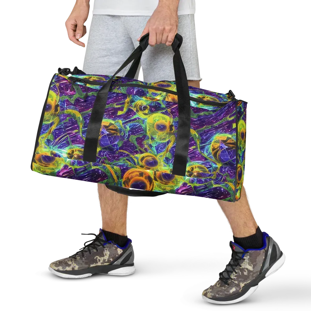Electric Nectar on Duffle Bag — Front