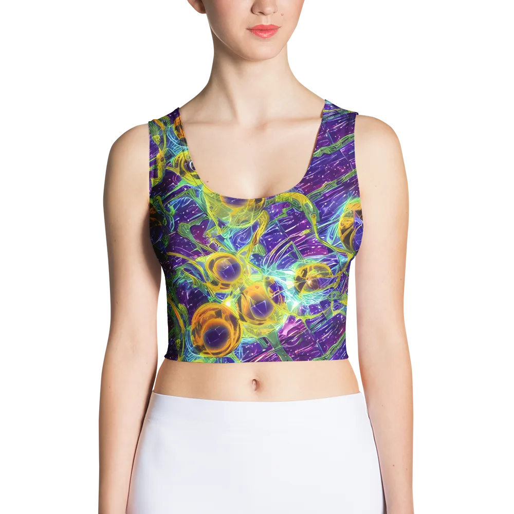 Electric Nectar on Crop Top — Front