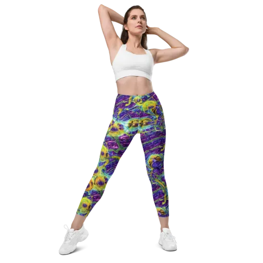 Electric Nectar on a Leggings with Pockets
