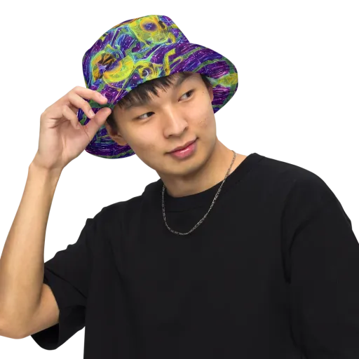 Electric Nectar on a Reversible Bucket Hat