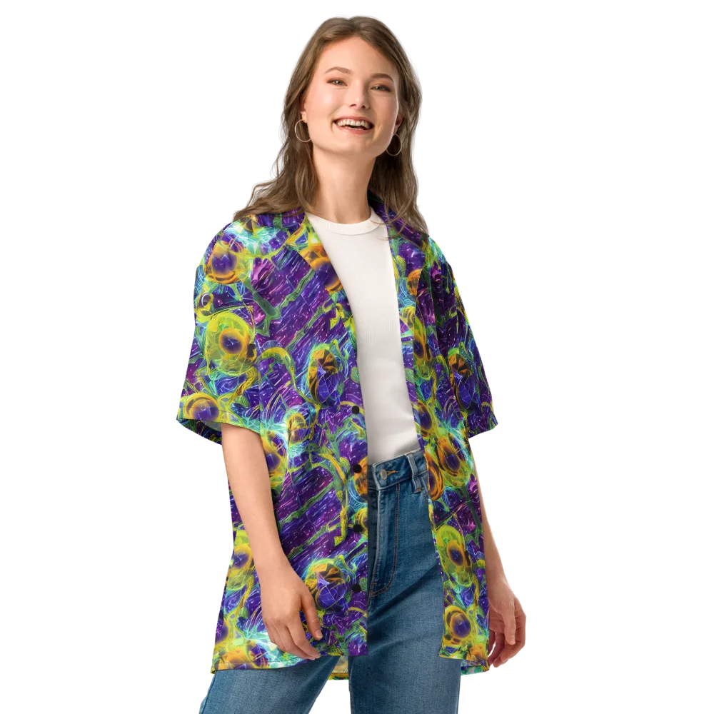 Electric Nectar on Button Shirt — Front