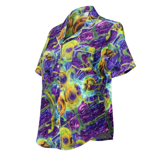 Electric Nectar on a Women's Short Sleeve Pajama Top