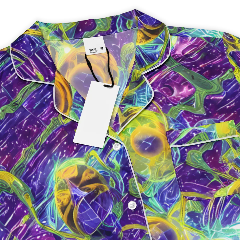 Electric Nectar on Women's Short Sleeve Pajama Top — Product details