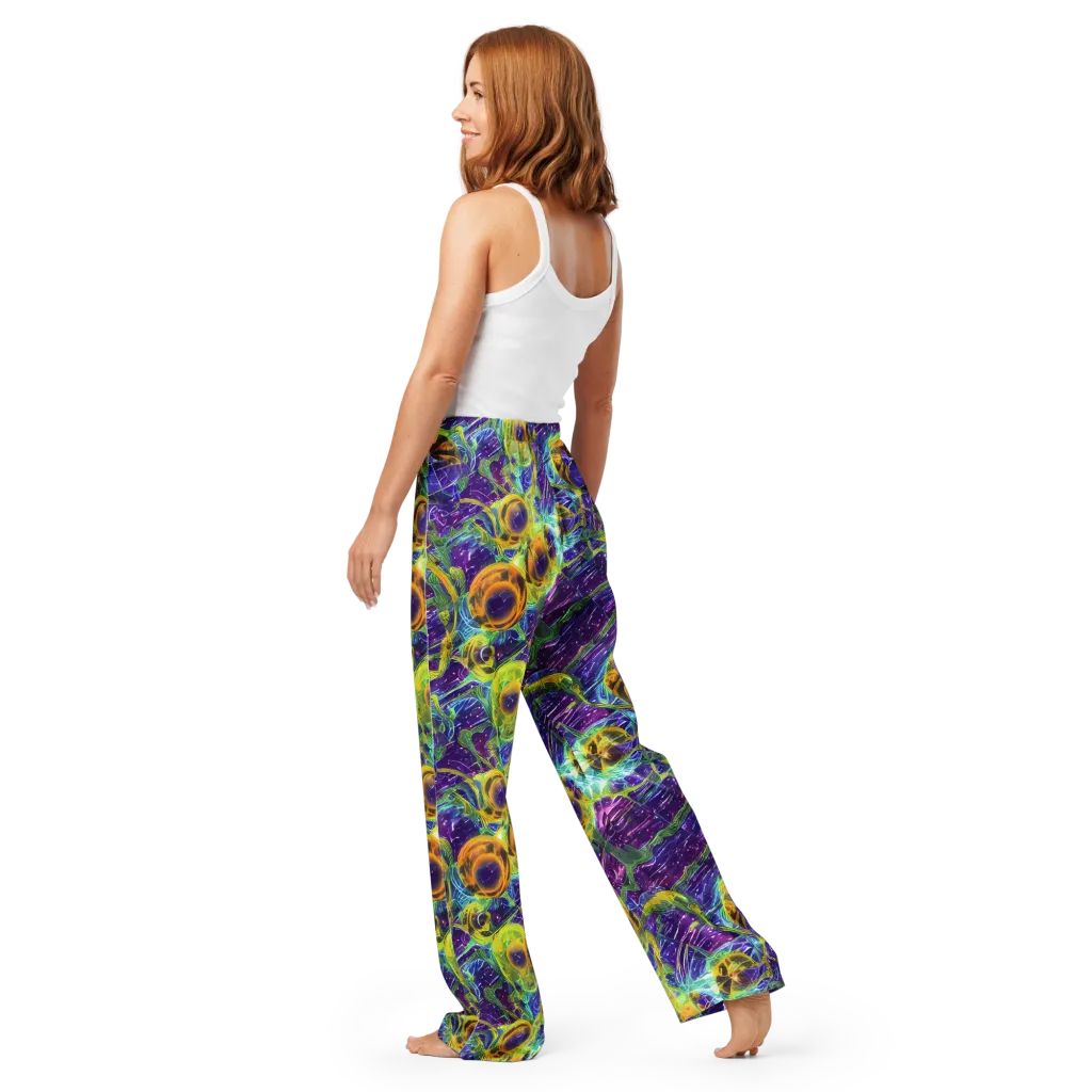 Electric Nectar on Women's Pajama Pants — Back
