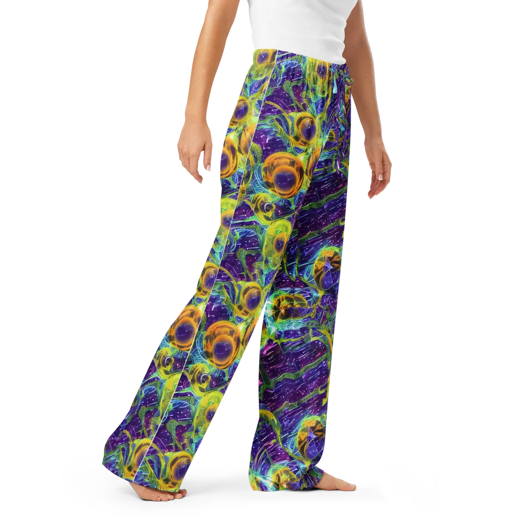 Electric Nectar on Women's Pajama Pants — Right Front