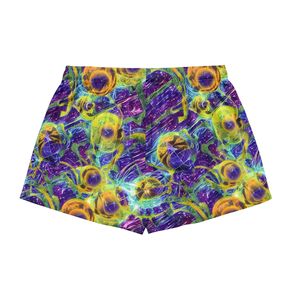 Electric Nectar on Women's Pajama Shorts — Back