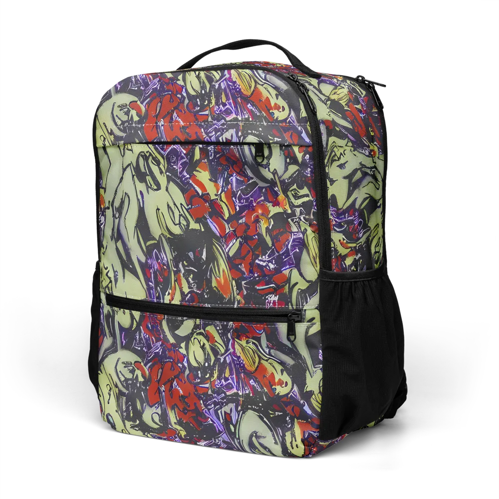 Molten Sketch on Utility Backpack — Left Front