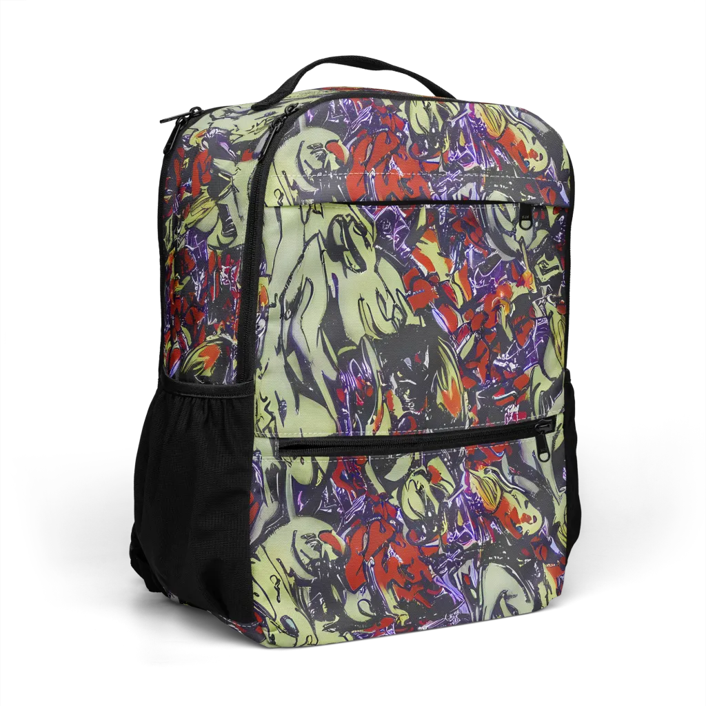 Molten Sketch on Utility Backpack — Right Front