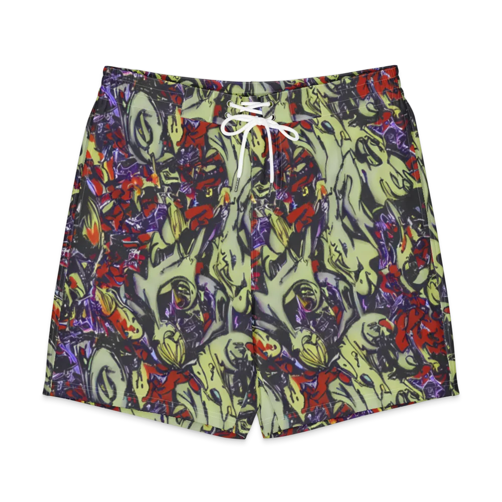Molten Sketch on Men's Board Shorts — Front