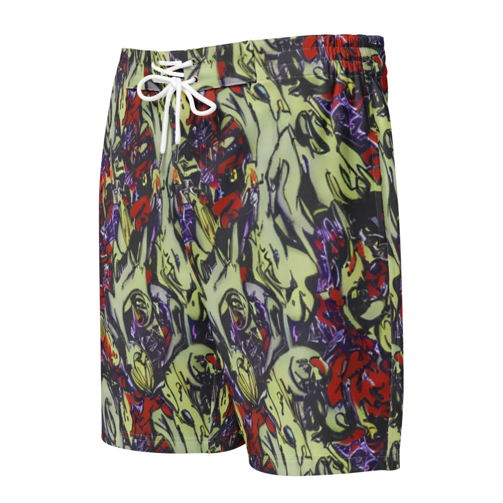 Molten Sketch on Men's Board Shorts — Front