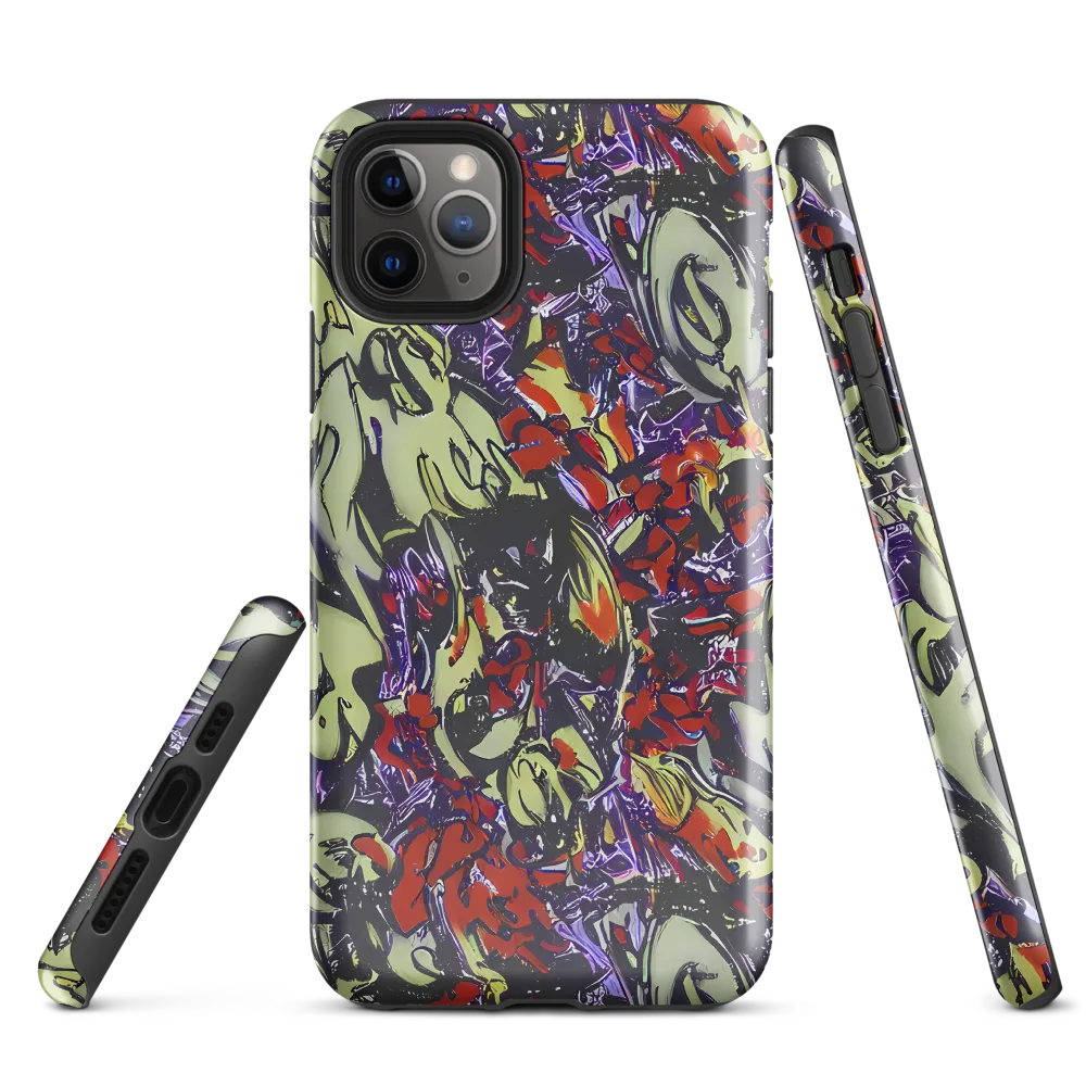 Molten Sketch on Tough Case for iPhone® — Front
