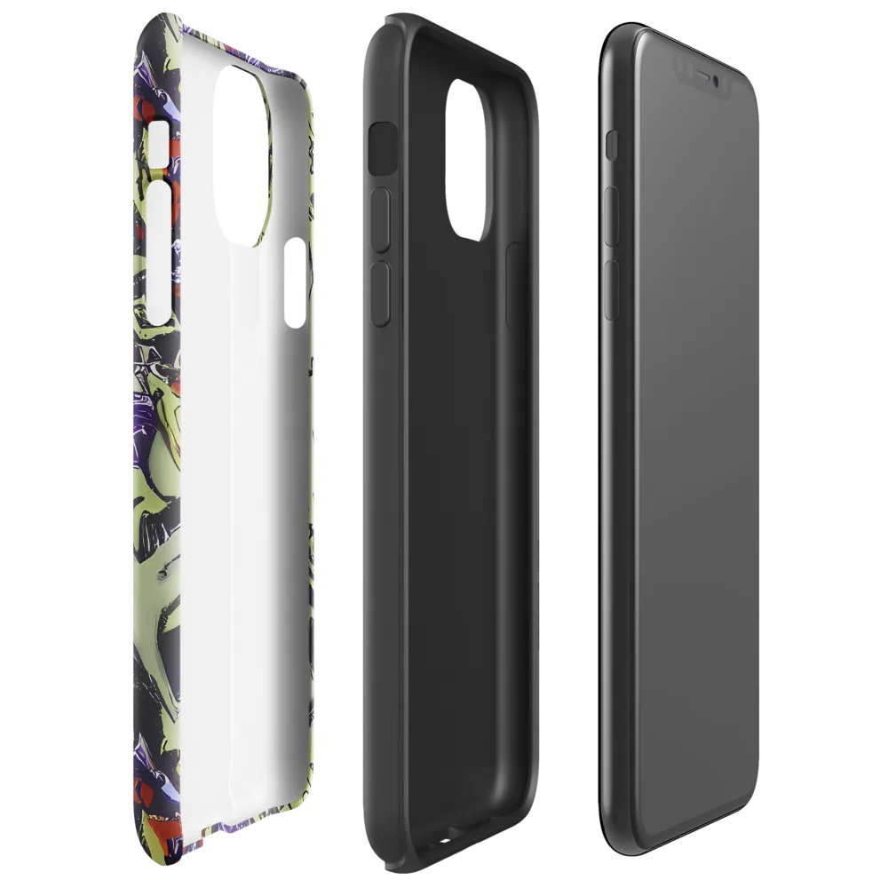 Molten Sketch on Tough Case for iPhone® — Right