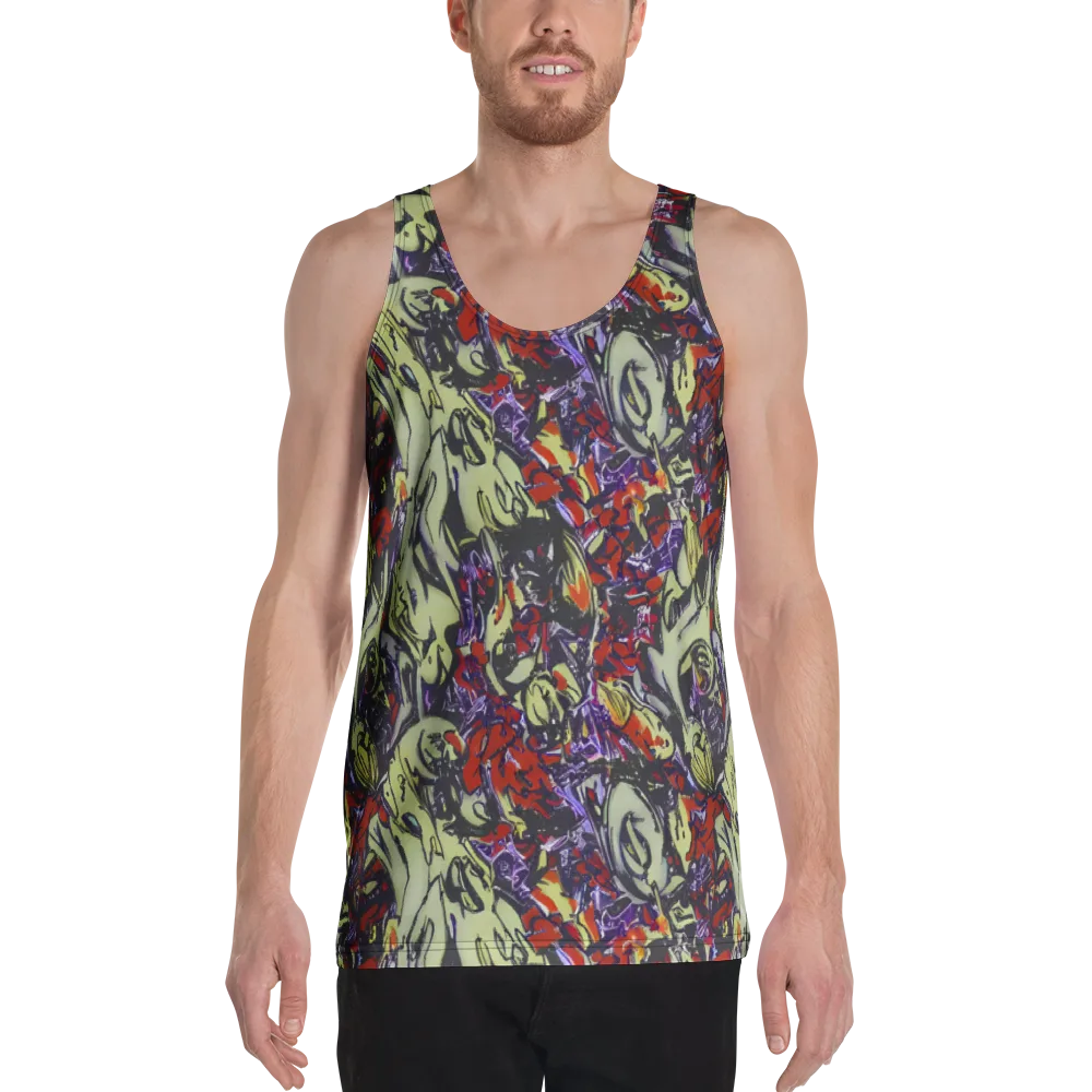 Molten Sketch on Men's Tank Top — Front