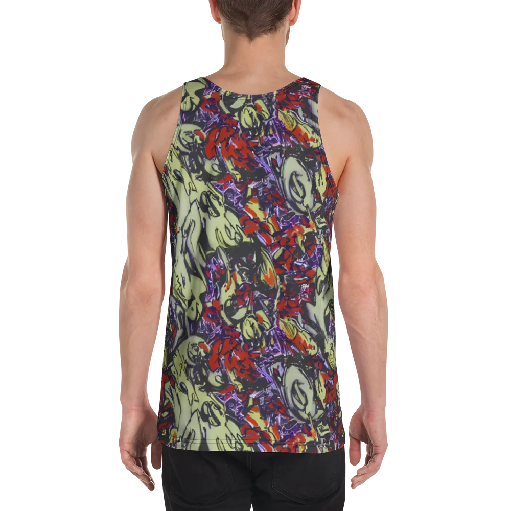 Molten Sketch on Men's Tank Top — Back