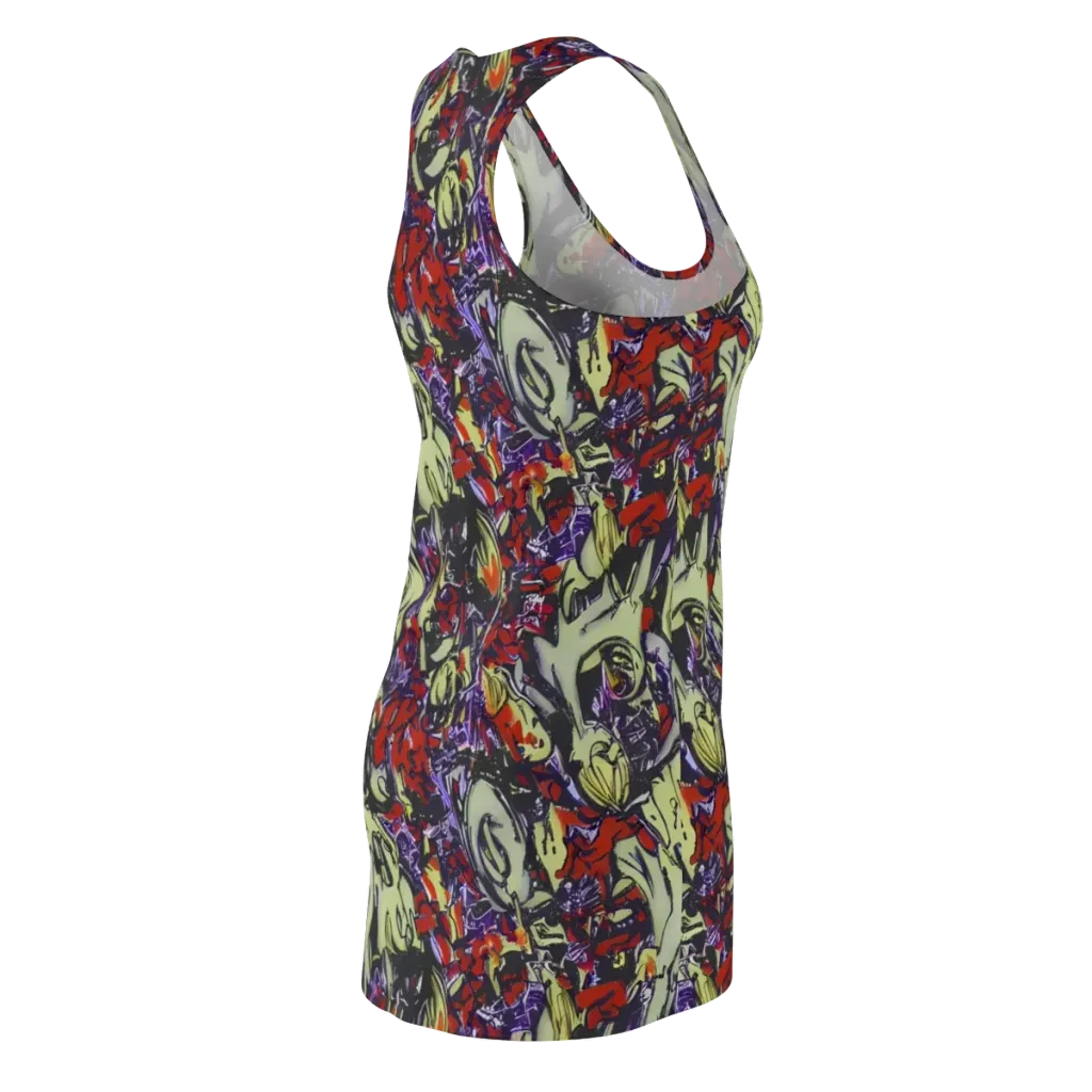 Molten Sketch on Racerback Dress — Back Side