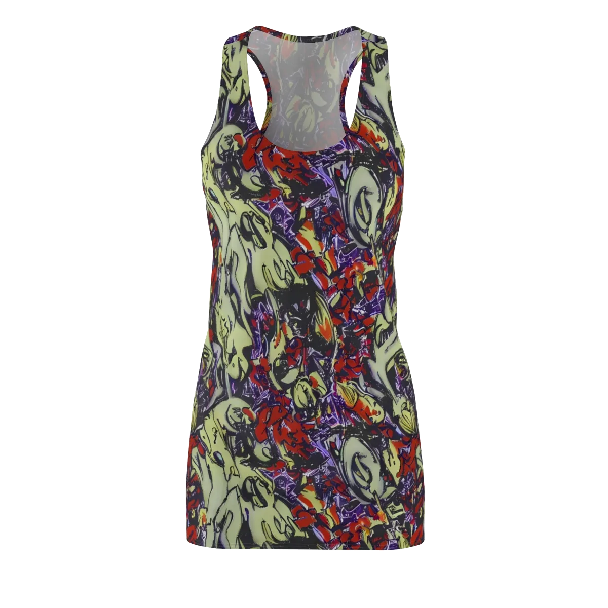 Molten Sketch on Racerback Dress — Front