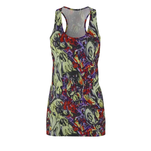 Molten Sketch on a Racerback Dress