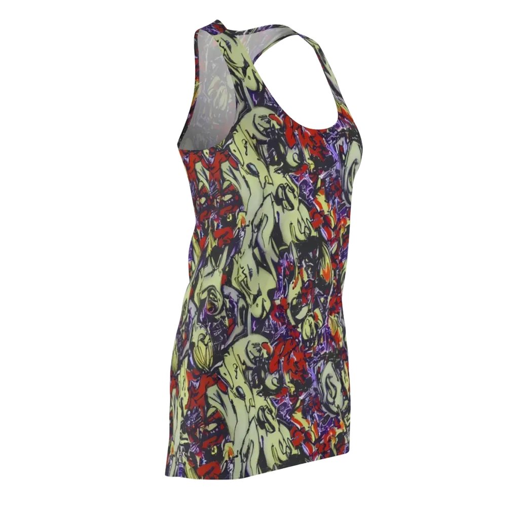 Molten Sketch on Racerback Dress — Front Side
