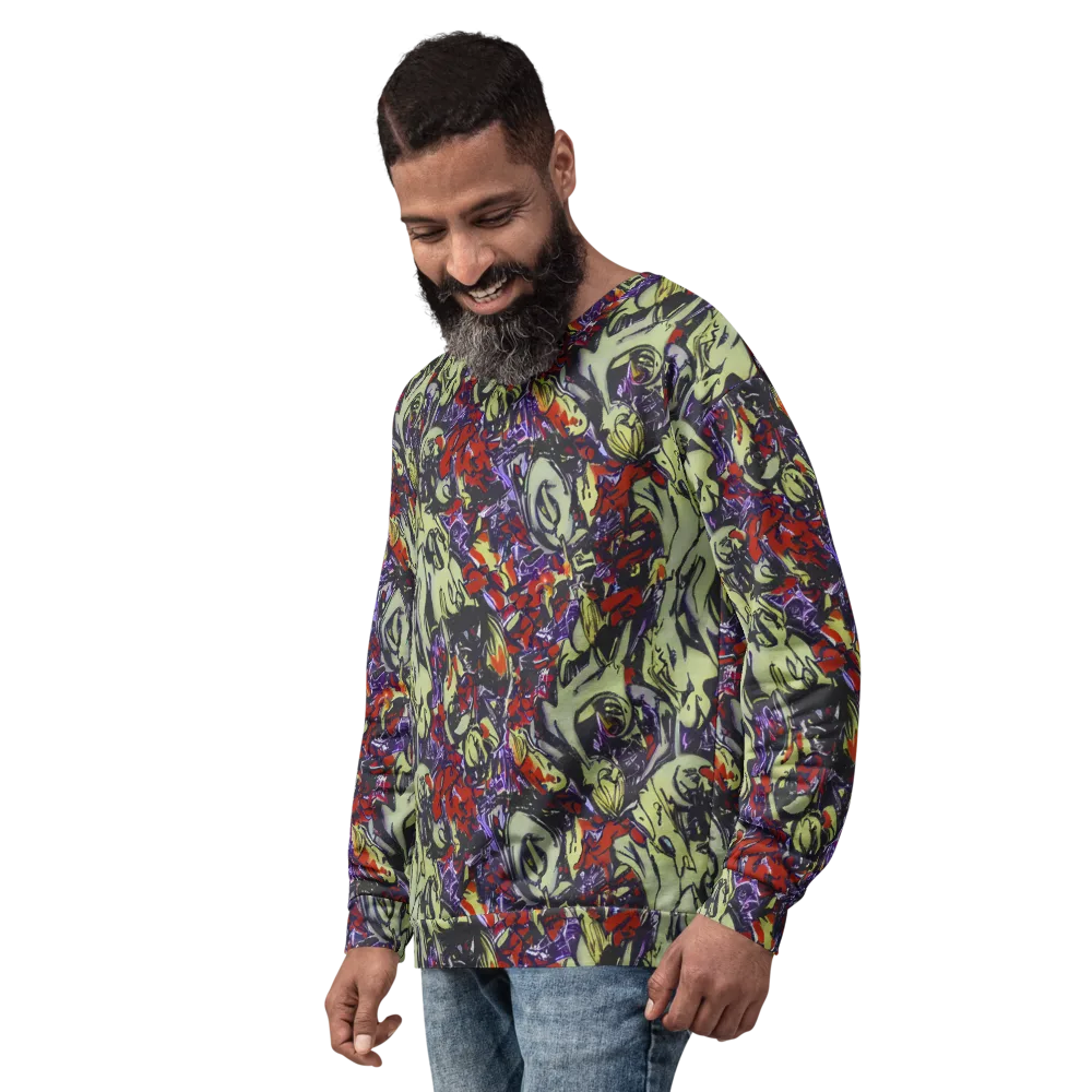 Molten Sketch on Sweatshirt — Left Front