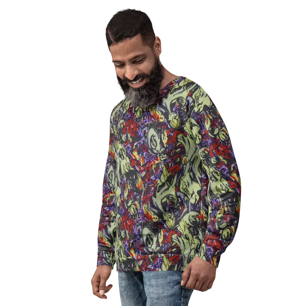 Molten Sketch on Sweatshirt — Left Front