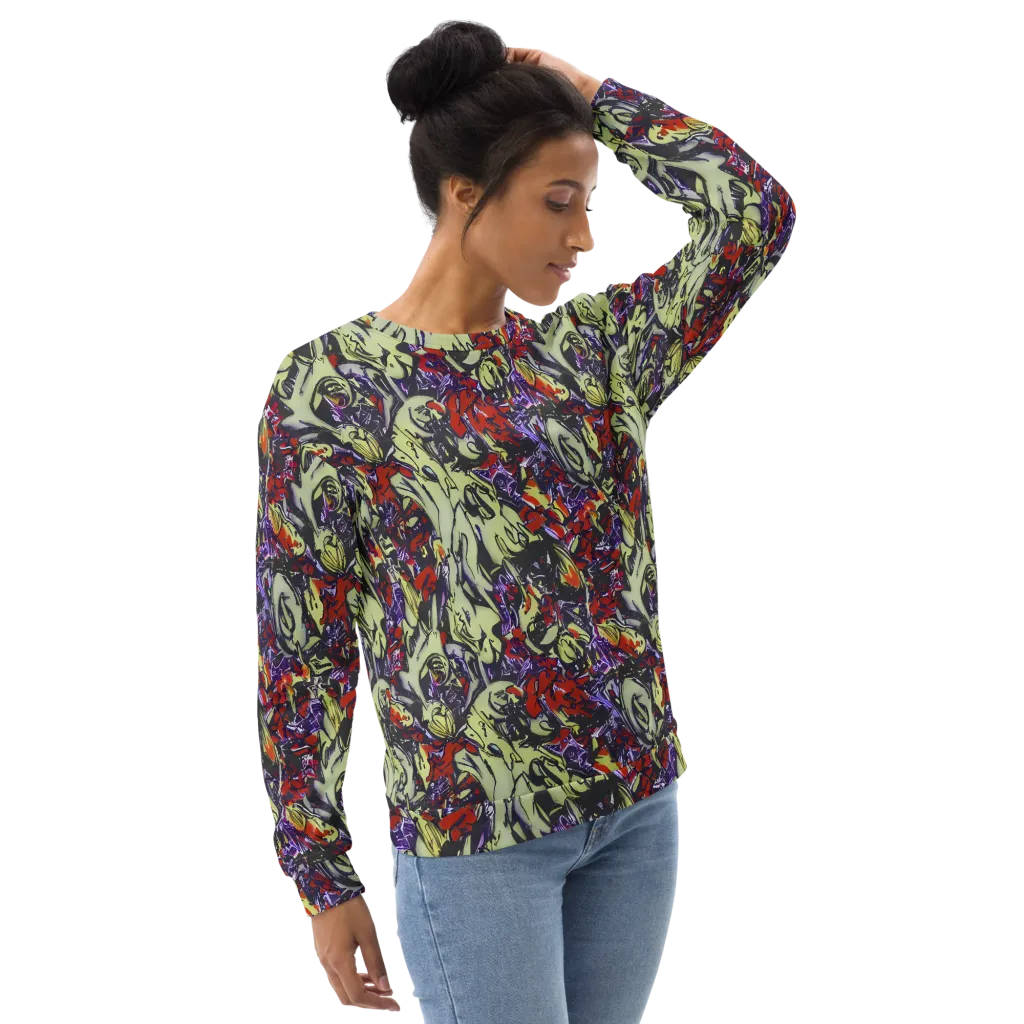 Molten Sketch on Sweatshirt — Right Front