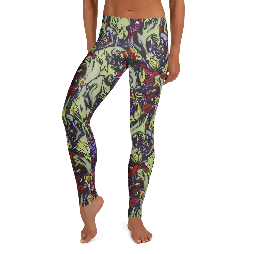 Molten Sketch on Leggings — Front