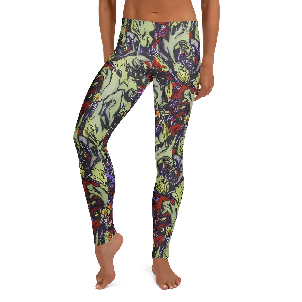 Molten Sketch on Leggings — Front