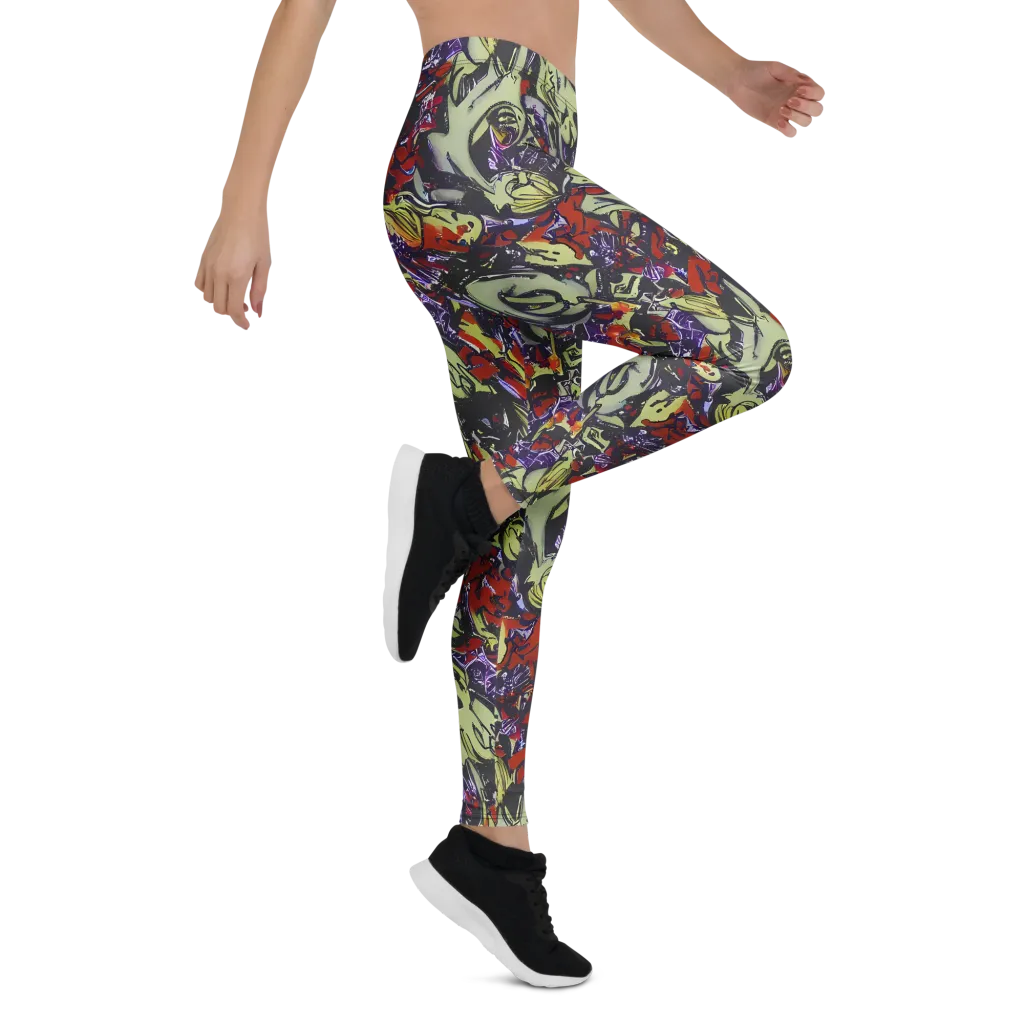 Molten Sketch on Leggings — Right