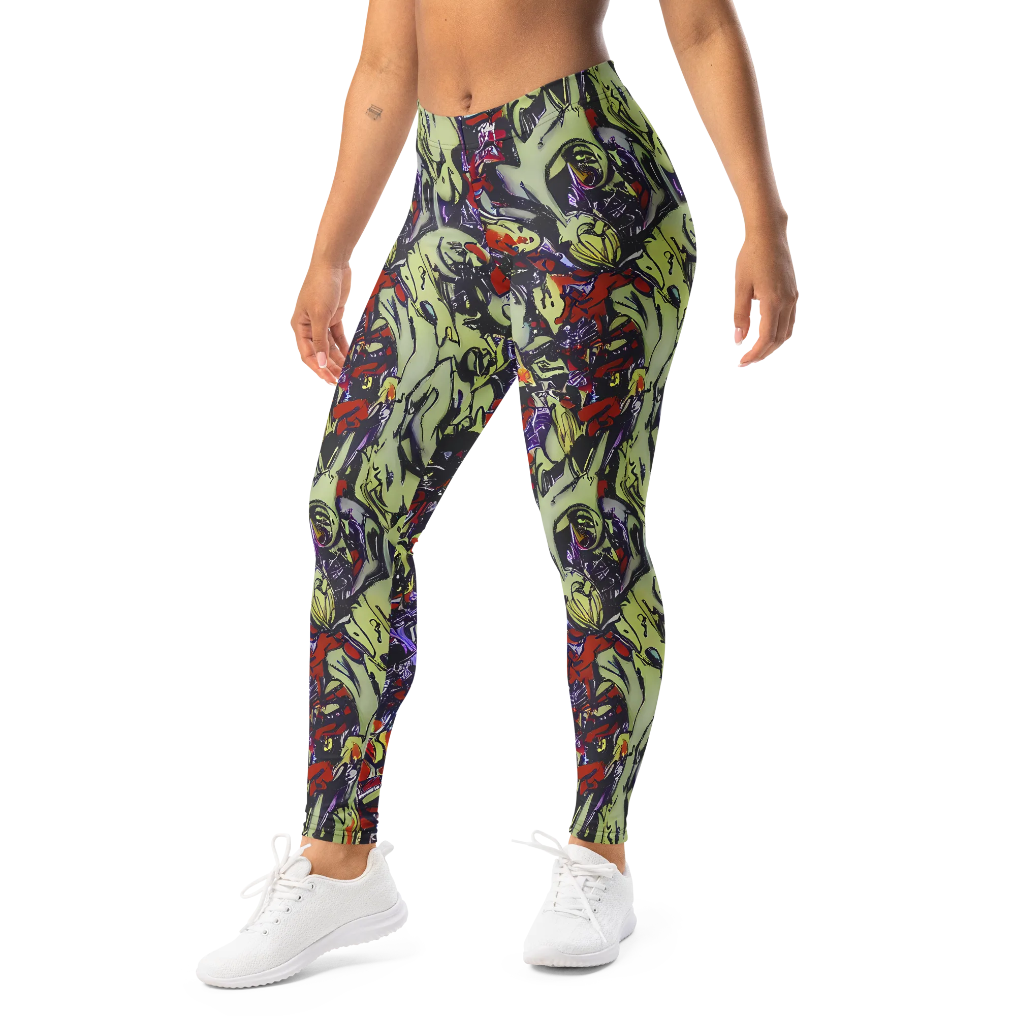 Molten Sketch on Leggings — Left Front