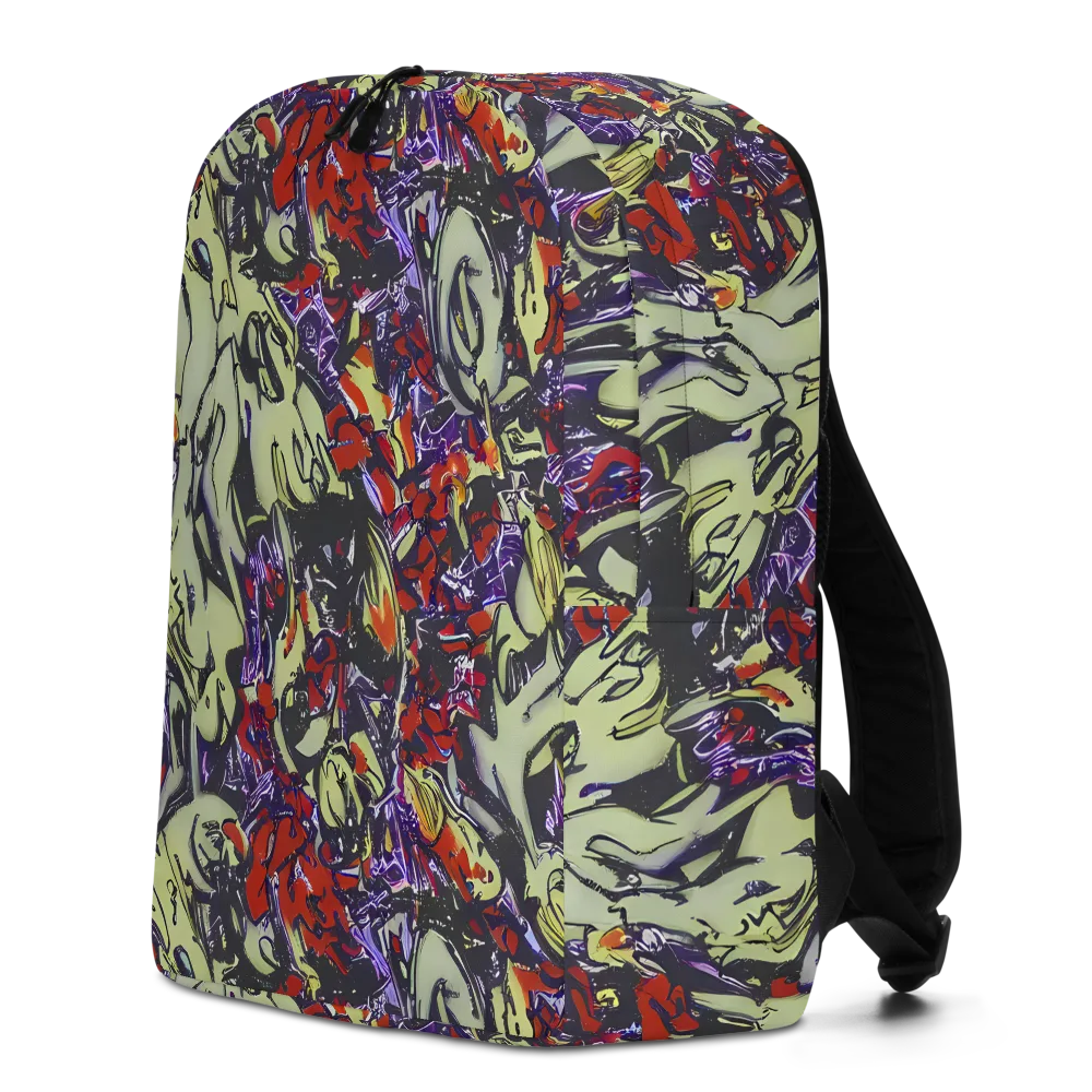 Molten Sketch on Minimalist Backpack — Left