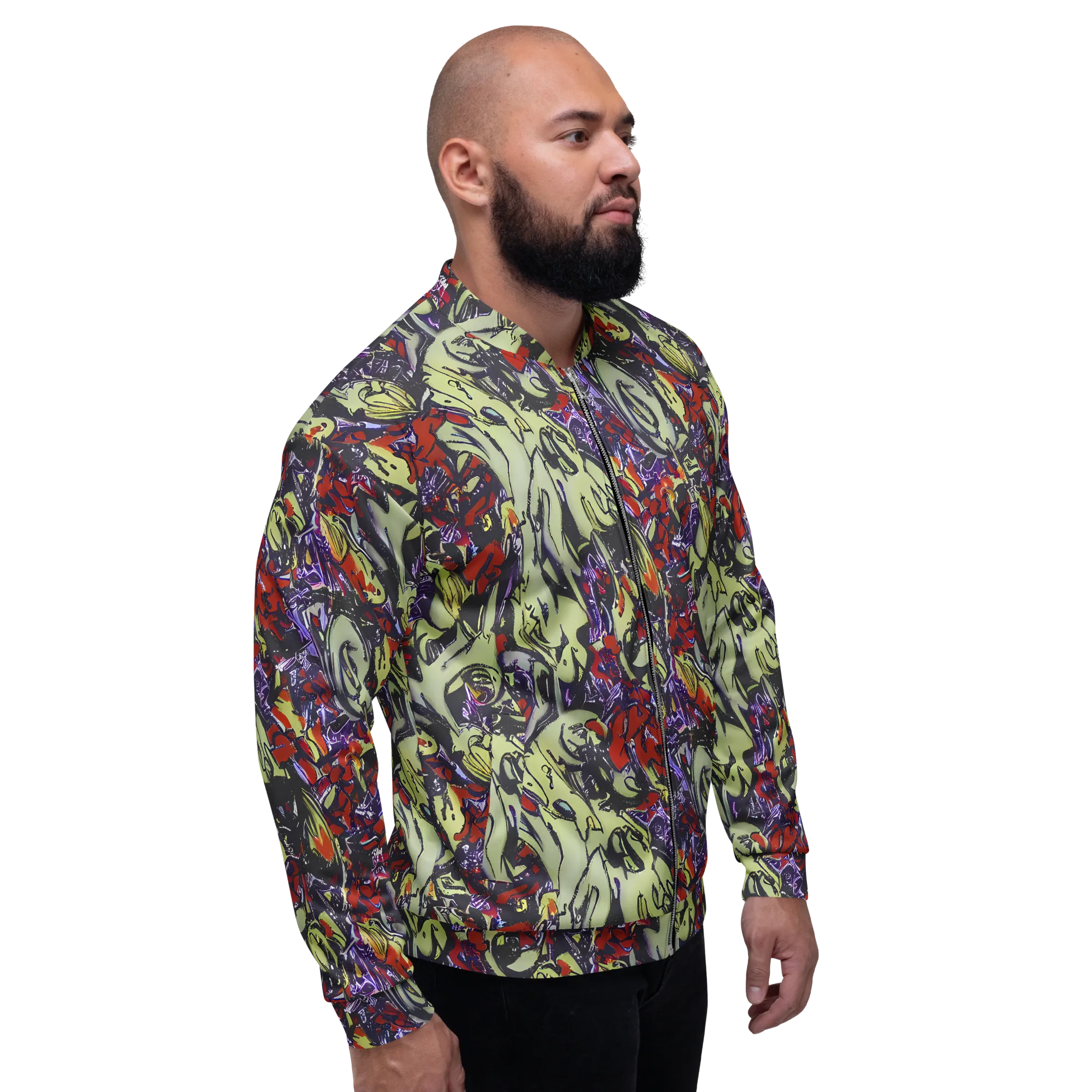 Molten Sketch on Bomber Jacket — Right