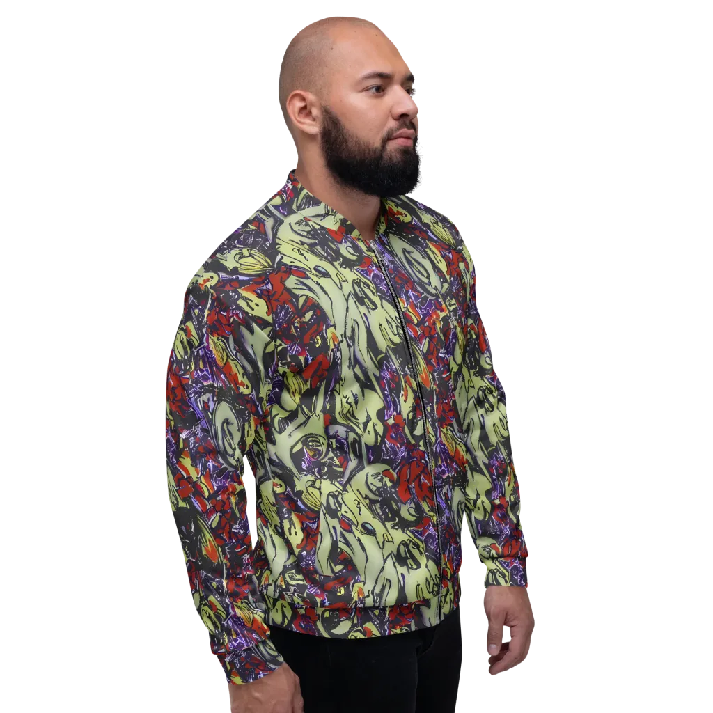 Molten Sketch on Bomber Jacket — Right